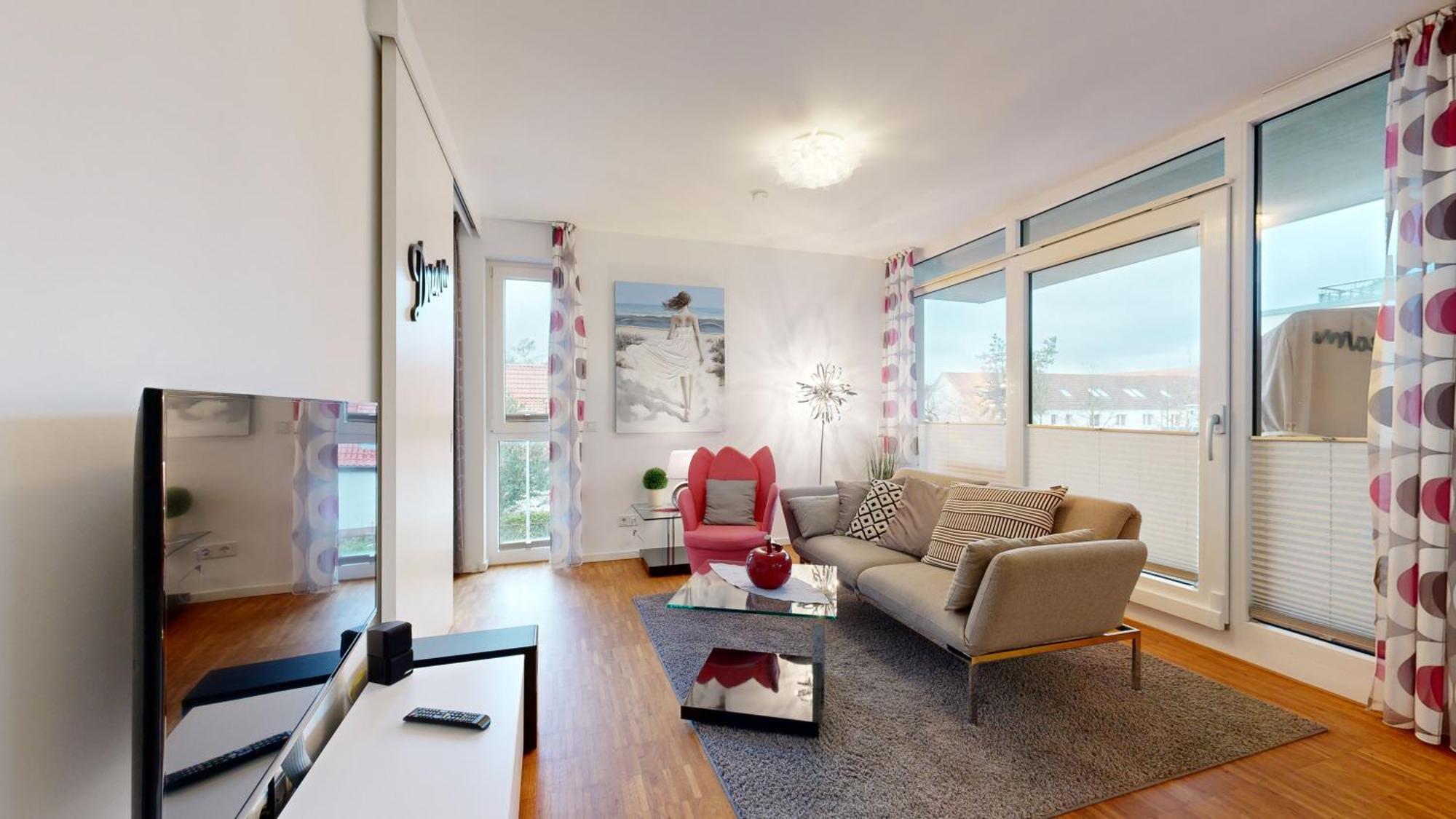 Duenenresort In Binz, Strandnahe Und Moderne Fewos Mit Balkon, Teilweise Mit Meerblick, Екстериор снимка